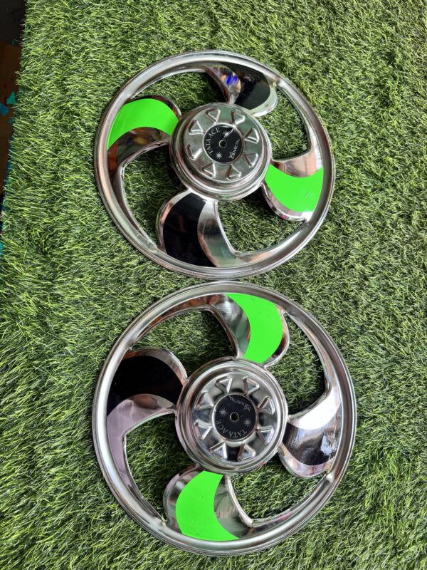 img_4185 Green colour 12” inch size for jeeto, Tata ace wheel cap (2 pis) / जीतो / टाटा ऐस व्हील कैप (2 पीस) / 12” inch size (12” इंच टायर साइज के लिये)