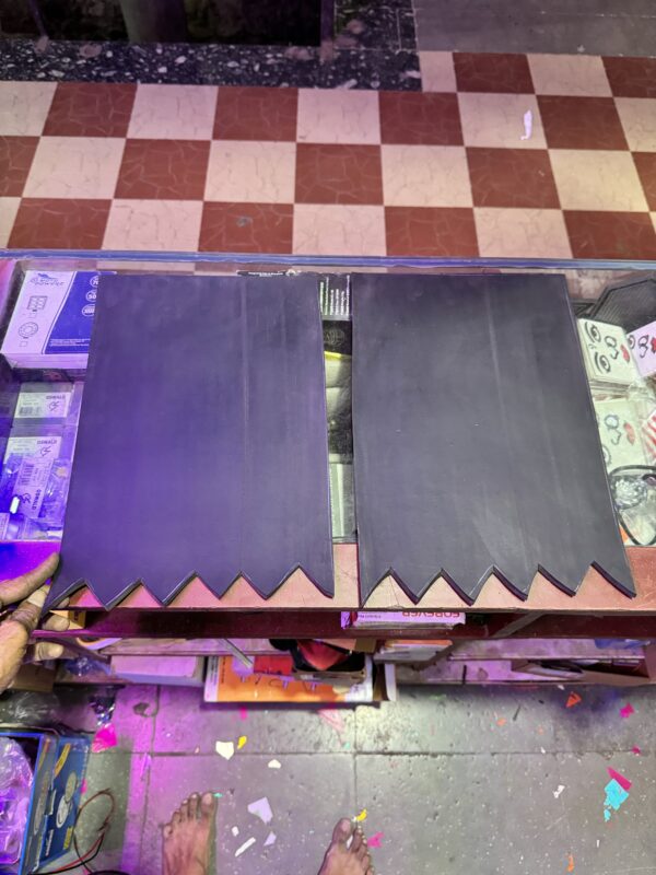 img_4211 10X15 inch mini rubber / for mud flap/ small size rubber / pickup / appe auto / rickshaw / bike / tyre sole rubber / heavy quality (2 pis) (साईज़ - 15 इंच X 10 इंच