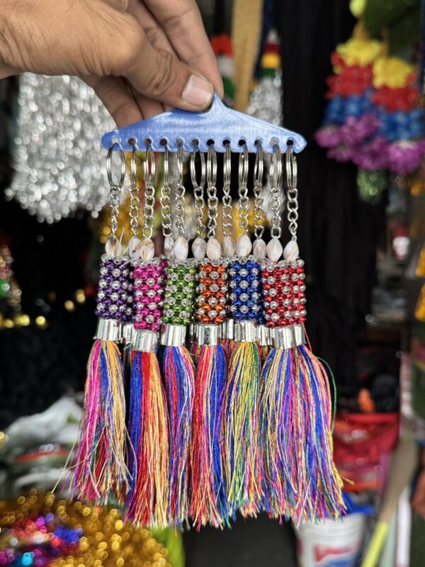 img_4328 New multi jhumka Set of 6 pis / fancy latkan / fancy gonda / new choti / colour choti/ new decoration (6 पीस आयेगा) Heavy and premium❤️