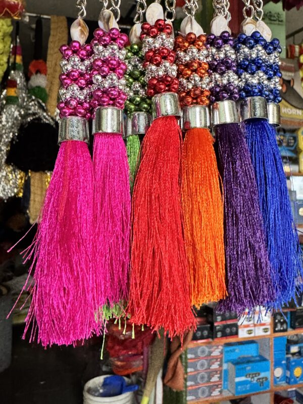 img_4333 New one colour jhumka Set of 6 pis / fancy latkan / fancy gonda / new choti / colour choti/ new decoration (6 पीस आयेगा) Heavy And Premium❤️