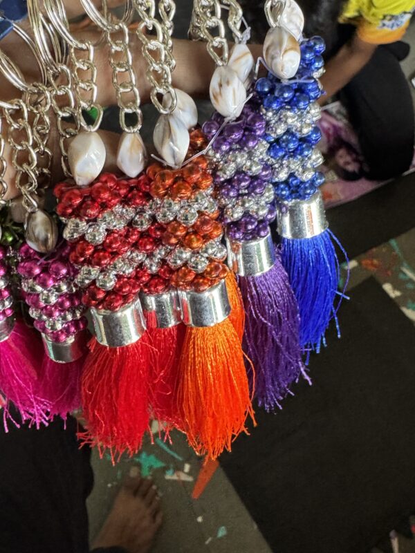 img_4334-2 New one colour jhumka Set of 6 pis / fancy latkan / fancy gonda / new choti / colour choti/ new decoration (6 पीस आयेगा) Heavy And Premium❤️