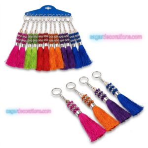 New one colour jhumka Set of 6 pis / fancy latkan / fancy gonda / new choti / colour choti/ new decoration (6 पीस आयेगा) Heavy And Premium❤️