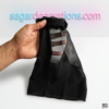 Cotton black Rumal pack of 10 pis / kaali odhni / black chindi / kala rumal / cotan odhni / kotan rumal 10 पीस
