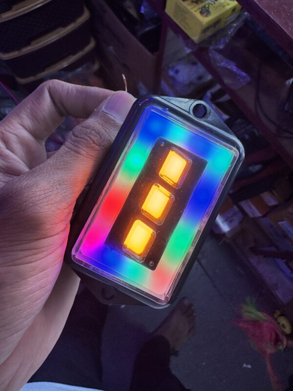 img_4416 4 pis parking light with 3 wire and 2 functions, (12volt सिंगल बैटरी वाले वाहन के लिये) Parking abd indicator, parking light, multi light, milti parking light