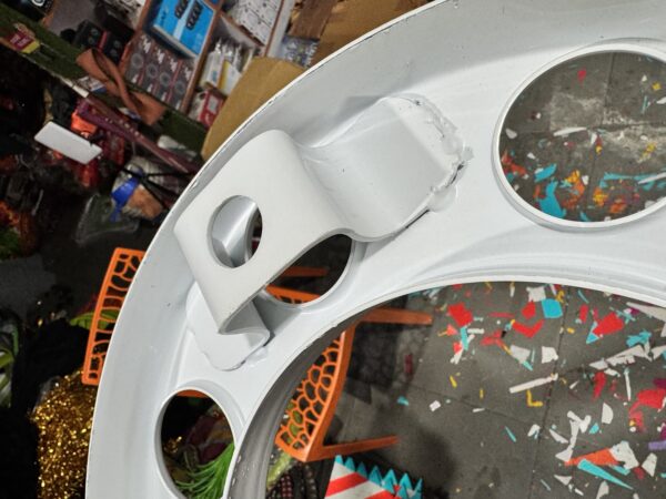 Royal wheel 8 hole wheel cap [crystal white 🤍] 8 nut wheel cap/ heavy wheel cap {3.20 kg weight}