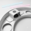 Royal wheel 8 hole wheel cap [crystal white 🤍] 8 nut wheel cap/ heavy wheel cap {3.20 kg weight}
