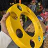 Royal wheel 8 hole wheel cap [Turmeric Yellow 💛] 8 nut wheel cap/ heavy wheel cap {3.20 kg weight} {लग भाग 3.20 किलो का 2 पीस}
