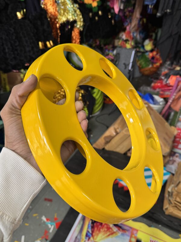 Royal wheel 8 hole wheel cap [Turmeric Yellow 💛] 8 nut wheel cap/ heavy wheel cap {3.20 kg weight} {लग भाग 3.20 किलो का 2 पीस}