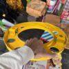 Royal wheel 10 hole wheel cap [Turmeric Yellow 💛] 10 nut wheel cap/ heavy wheel cap {4.20 kg weight} {लग भाग 4.20 किलो का 2 पीस}