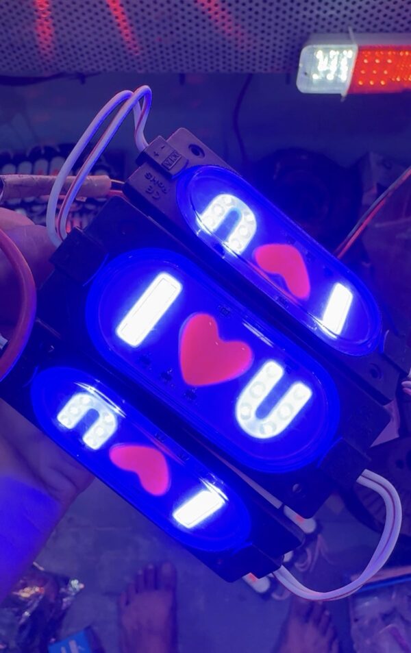 screenshot-109 4 I Love You Light, (4 pic) red blue glowing / police light / I ❤️ U light, police light, flasher red blue, parking light , (4 पीस आयेगा)(12volt only) (1 बैटरी से चलेगा)