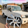 img_4943 Stain less steel wheel cap, R -15” inch tyre bolero wheel cap, new design wheel cap, steel wheel cap (rust free material) heavy quality build (set of 2 pis) (2 पीस आयेगा) (15 इंच टायर के लिये)