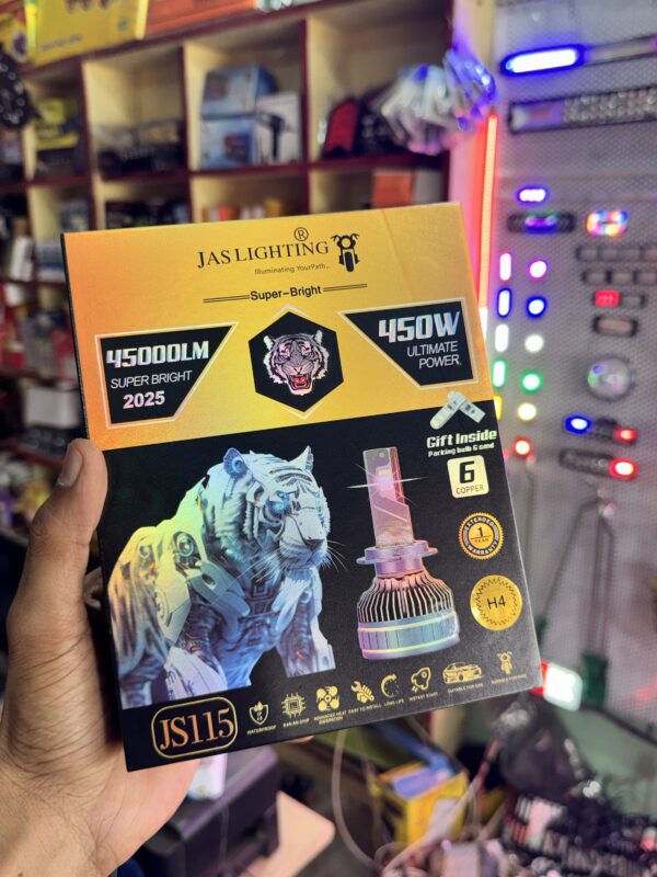 img_4951 450watt JAS LIGHTING JS115 Super-Bright LED Headlight Bulbs (450W / 45000LM) (12v / 24 volt common) (हर गाड़ी में लग जायेगा) (1 yera warranty)