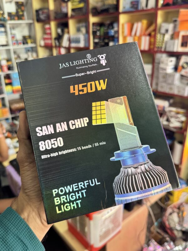 img_4952 450watt JAS LIGHTING JS115 Super-Bright LED Headlight Bulbs (450W / 45000LM) (12v / 24 volt common) (हर गाड़ी में लग जायेगा) (1 yera warranty)