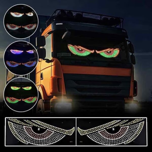 51eif4e6q3l-_ac_aiweblab1006854t4_fmavif_sf10501050_pq64_-jpg Devil Eyes LED lights For Car Windshield Led Panel With USB For Car Rear Window Universal for All Cars, Vans, Trucks, etc (White) {12volt/24volt common}