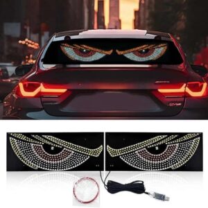 51pkbpbnkil-_ac_aiweblab1006854t4_fmavif_sf10501050_pq64_-jpg Devil Eyes LED lights For Car Windshield Led Panel With USB For Car Rear Window Universal for All Cars, Vans, Trucks, etc (White) {12volt/24volt common}