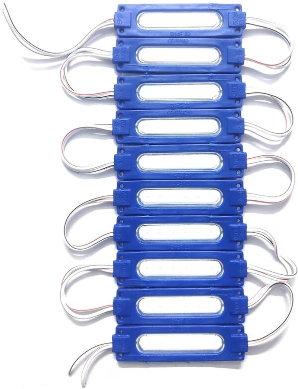 {24 VOLT} 10 pis *Blue Tube module Light LED 10 pis - (24 volt) capsule light / captule light / kandi led
10 पीस *नीला ट्यूब मोड्यूल लाइट LED- (24-वोल्ट) heavy and waterproof/ kandi light 10 pis (जिस गाड़ी में 2 बैटरी है उसके लिये)