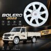 2 pcs New White wheel caps for Bolero / 15” size wheel cap / 2 पीस आयेगा / 15 इंच साइज में व्हील कैप / fiber wheel cap / bolero wheel cap / heavy and durable material