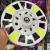2 White wheel cap [Size R 15” inch] ( *2 pis inside) for Bolero and all 15” inch tyre size / waterproof wheel caps / white design wheel / coating wheels/ coated wheel cover / new wheel cap / fancy wheel cap / veel cap (*2 पीस आयेगा) 15 इंच टायर 🛞 में लगेगा जैसे बोलेरो/ सफ़ेद व्हील कैप / VIP wheel covers