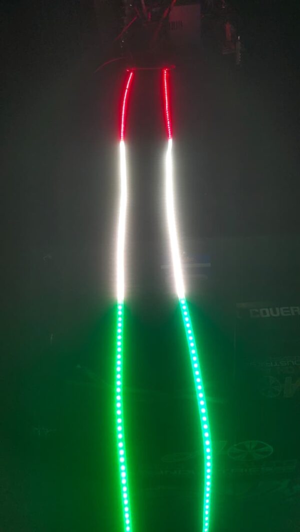 ebf1b9c6-eba4-43b1-923c-a06ce50f6a66 Tiranga patta / tiranga LED strip / tiranga strip / led strip 3 colour / india 🇮🇳 / parking strip / parking patti teranga / 100% waterproof strip (size 4 Feet)