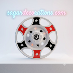 2 White wheel cap [Size R 15” inch] ( *2 pis inside) for Bolero and all 15” inch tyre size / white design wheel / coating wheels/ coated wheel cover / new wheel cap / fancy wheel cap / veel cap (*2 पीस आयेगा) 15 इंच टायर 🛞 में लगेगा जैसे बोलेरो/ सफ़ेद व्हील कैप / VIP wheel covers
