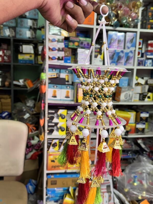 Double jhumer / 16” inch size jhumer / jhumber /  hand made jhumer / truck decoration jhumer / झूमर / झुंबर / car decoration / car truck hanging