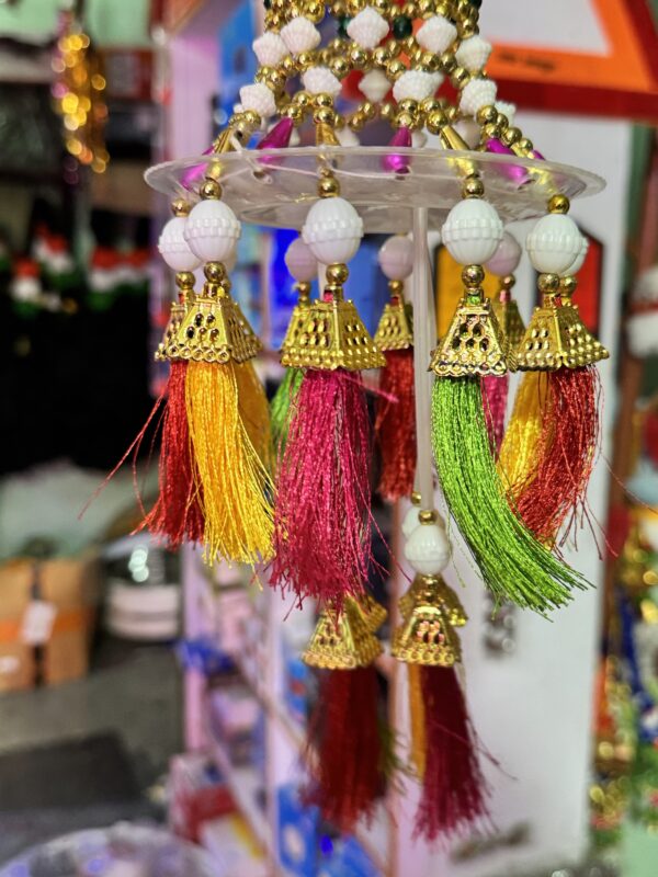 Double jhumer / 16” inch size jhumer / jhumber /  hand made jhumer / truck decoration jhumer / झूमर / झुंबर / car decoration / car truck hanging