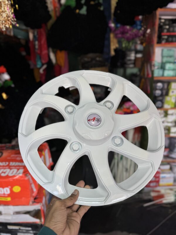 2 pcs New White wheel caps for Bolero / 15” size wheel cap / 2 पीस आयेगा / 15 इंच साइज में व्हील कैप / fiber wheel cap / bolero wheel cap / heavy and durable material