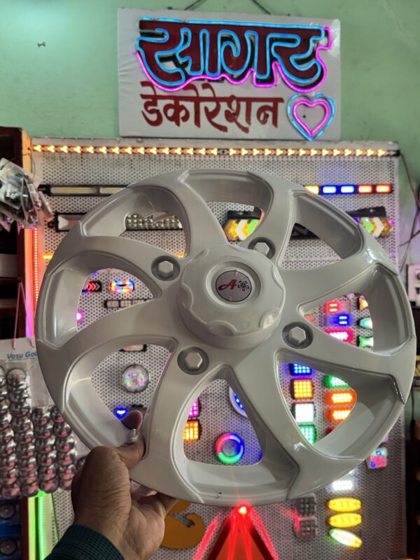 2 pcs New White wheel caps for Bolero / 15” size wheel cap / 2 पीस आयेगा / 15 इंच साइज में व्हील कैप / fiber wheel cap / bolero wheel cap / heavy and durable material