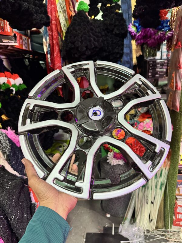 New Design tractor / pickup / cruiser toofan wheel cap 2 pcs {🩶Silver colour} wheel cap / fiber wheels / fiber wheel caps / heavy wheels
