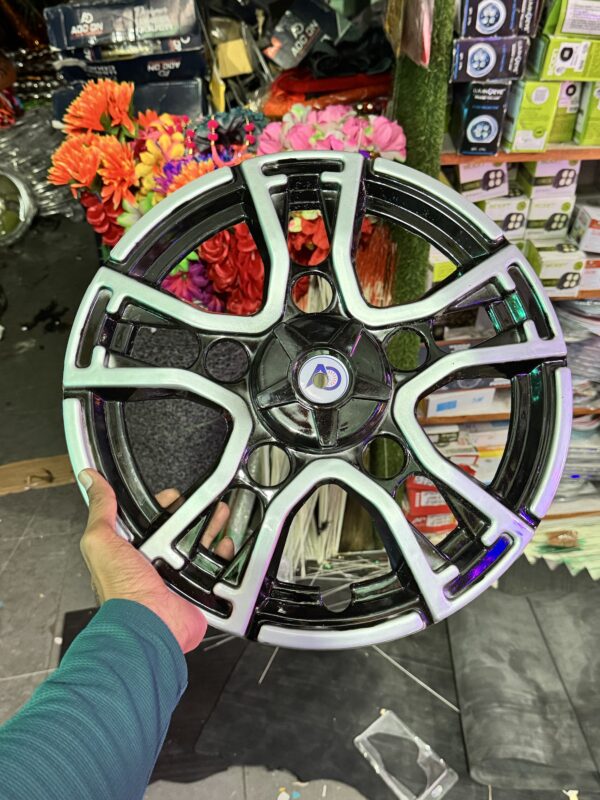 New Design tractor / pickup / cruiser toofan wheel cap 2 pcs {🩶Silver colour} wheel cap / fiber wheels / fiber wheel caps / heavy wheels