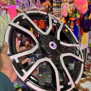 New Design tractor / pickup / cruiser toofan wheel cap 2 pcs {🩶Silver colour} wheel cap / fiber wheels / fiber wheel caps / heavy wheels