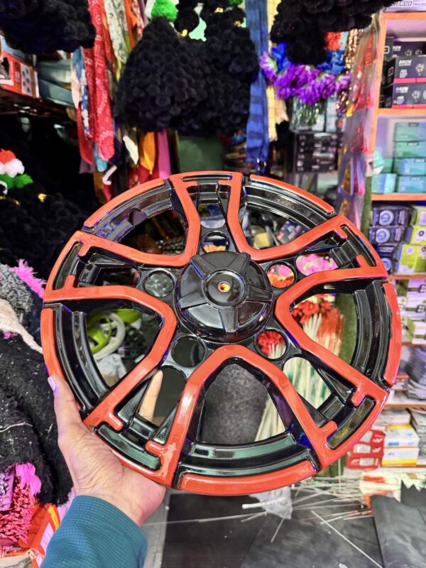 New Design tractor / pickup / cruiser toofan wheel cap 2 pcs {♥️Red colour} wheel cap / fiber wheels / fiber wheel caps / heavy wheels