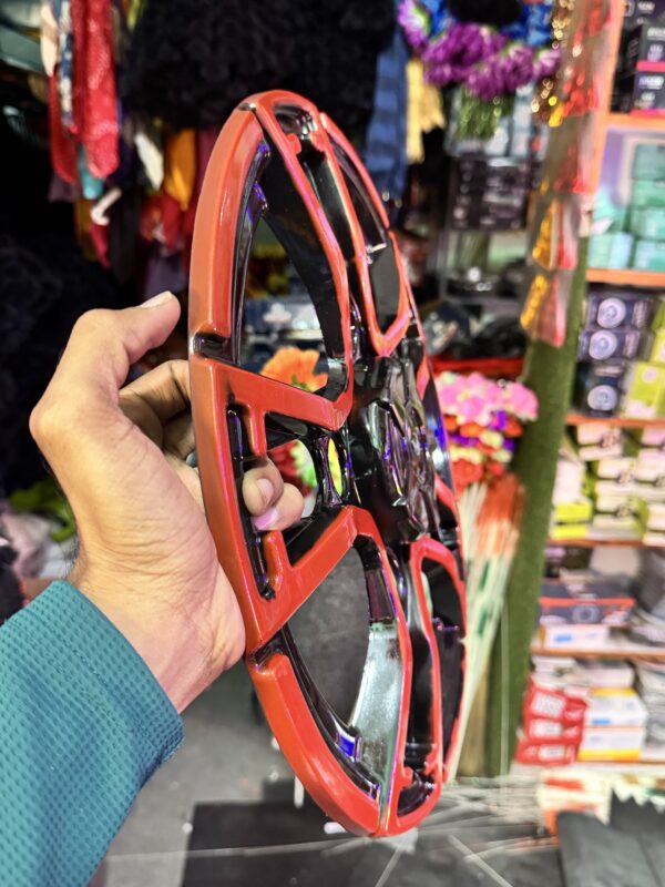 New Design tractor / pickup / cruiser toofan wheel cap 2 pcs {♥️Red colour} wheel cap / fiber wheels / fiber wheel caps / heavy wheels
