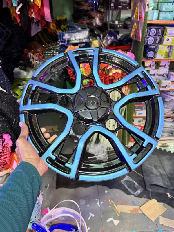 New Design tractor / pickup / cruiser toofan wheel cap 2 pcs {💙Blue colour} wheel cap / fiber wheels / fiber wheel caps / heavy wheels