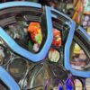 New Design tractor / pickup / cruiser toofan wheel cap 2 pcs {💙Blue colour} wheel cap / fiber wheels / fiber wheel caps / heavy wheels