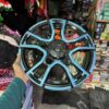 New Design tractor / pickup / cruiser toofan wheel cap 2 pcs {💙Blue colour} wheel cap / fiber wheels / fiber wheel caps / heavy wheels
