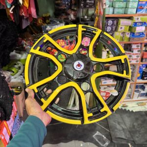 New Design tractor / pickup / cruiser toofan wheel cap 2 pcs {💛Yellow colour} wheel cap / fiber wheels / fiber wheel caps / heavy wheels