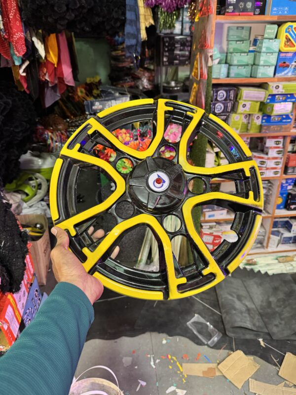 New Design tractor / pickup / cruiser toofan wheel cap 2 pcs {💛Yellow colour} wheel cap / fiber wheels / fiber wheel caps / heavy wheels