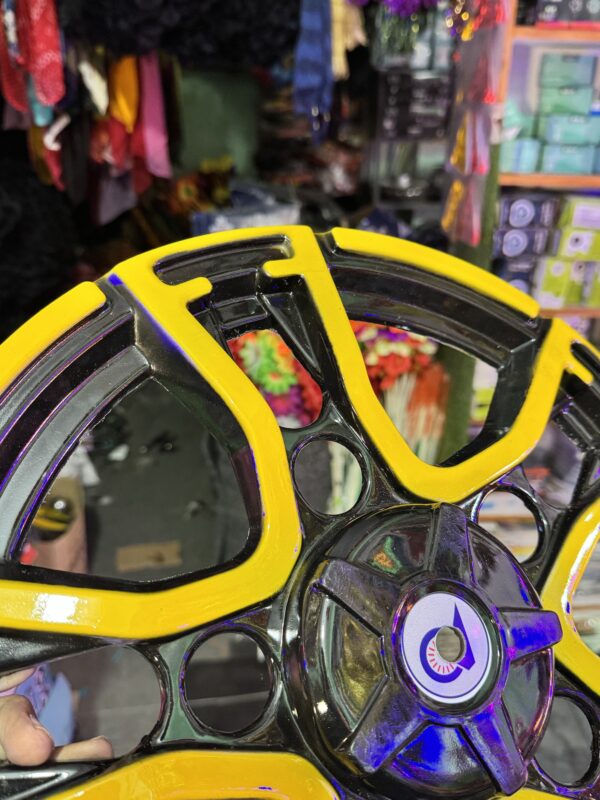 New Design tractor / pickup / cruiser toofan wheel cap 2 pcs {💛Yellow colour} wheel cap / fiber wheels / fiber wheel caps / heavy wheels