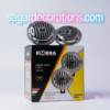 Kobra steel horn 2 pis / Stil horns set of 2 / steel horn / Vibrosonic horns (12volt only) Kobra Automotive Horn / Kam - 445 / Chrome grill horn / waterproof horns