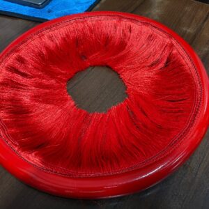 M” size Glossy Red steering cover “M”size (14/15 inch) New Glossy Red steering wheel cover, estering kavar, stering cavar, Tata ace, intra, new bolero, magic, shining wala steering cover, leather steering cover.