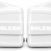 White Batman Style LED Side Mirror Cover for Bolero & Bolero Neo | Premium Glossy Mirror Cap with LED Light & Wiring | Sporty Exterior Styling Accessory | Easy Installation
