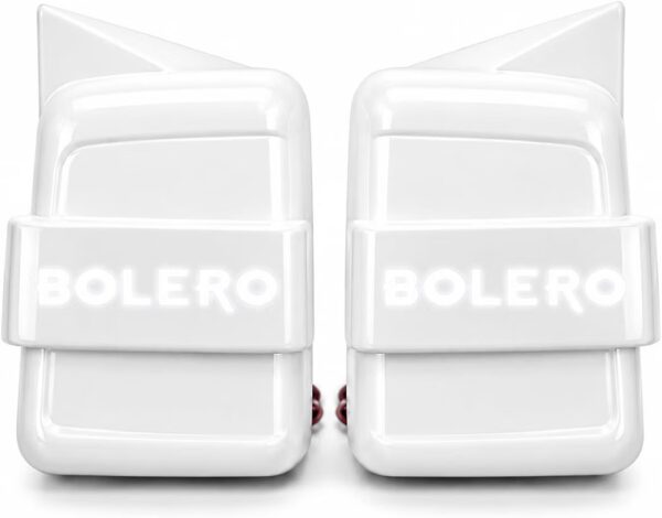 White Batman Style LED Side Mirror Cover for Bolero & Bolero Neo | Premium Glossy Mirror Cap with LED Light & Wiring | Sporty Exterior Styling Accessory | Easy Installation