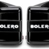 Black Batman Style LED Side Mirror Cover for Bolero & Bolero Neo | Glossy Black Mirror Cap with LED Light & Wiring | Sporty Exterior Styling Accessory | Premium Finish | Easy Installation