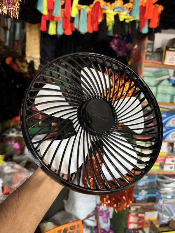 12v Platinum Fan, Radhe Fan / coach fan / 5 blade fan / silent coachfan /  heavy and durable/ unbreakable body / heavy material item / powerful fan (सिर्फ़ सिंगल बैटरी वाले गाड़ियो के लिए)