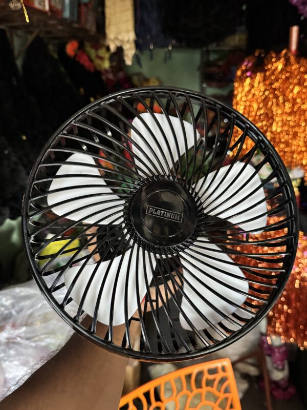 12v Platinum Fan, Radhe Fan / coach fan / 5 blade fan / silent coachfan /  heavy and durable/ unbreakable body / heavy material item / powerful fan (सिर्फ़ सिंगल बैटरी वाले गाड़ियो के लिए)